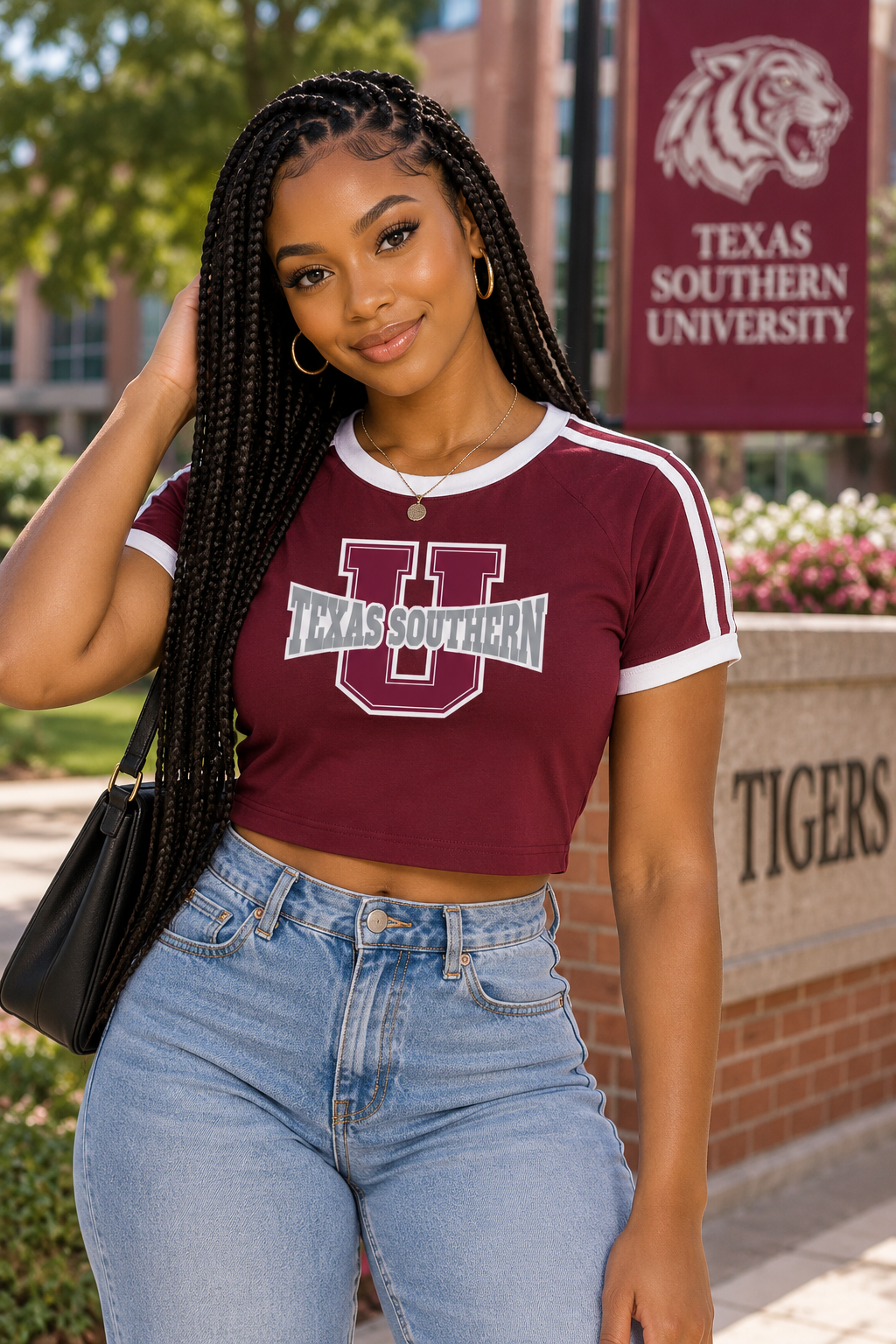Texas Southern Women’s Raglan Ringer T-Shirt