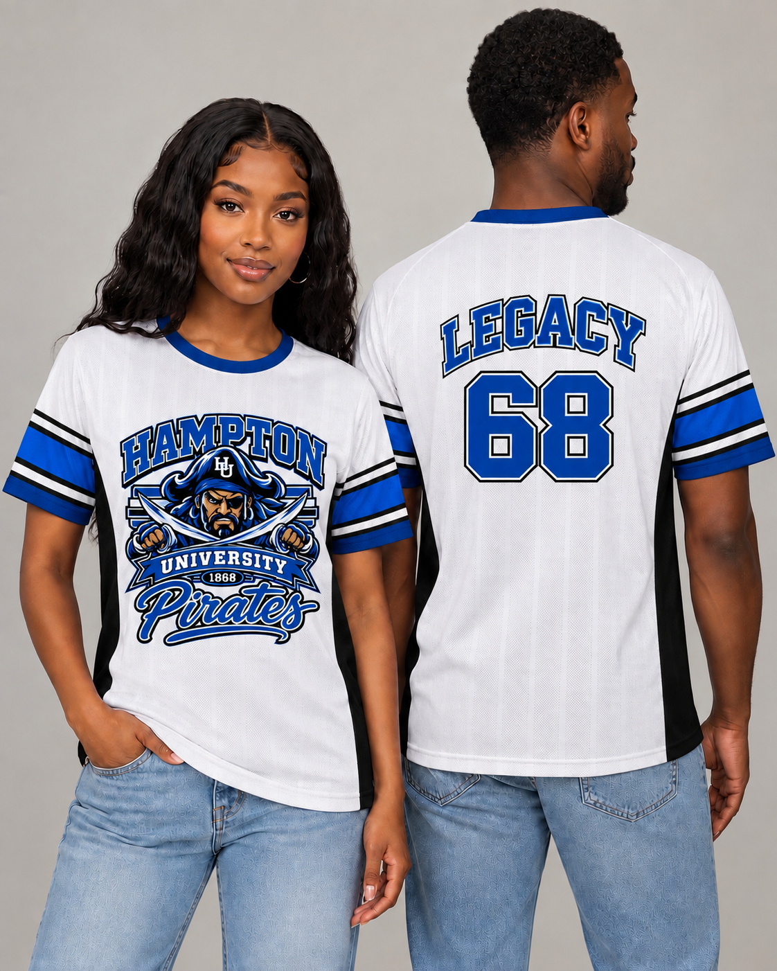 Hampton Unisex Jacquard Mesh Sports Jersey