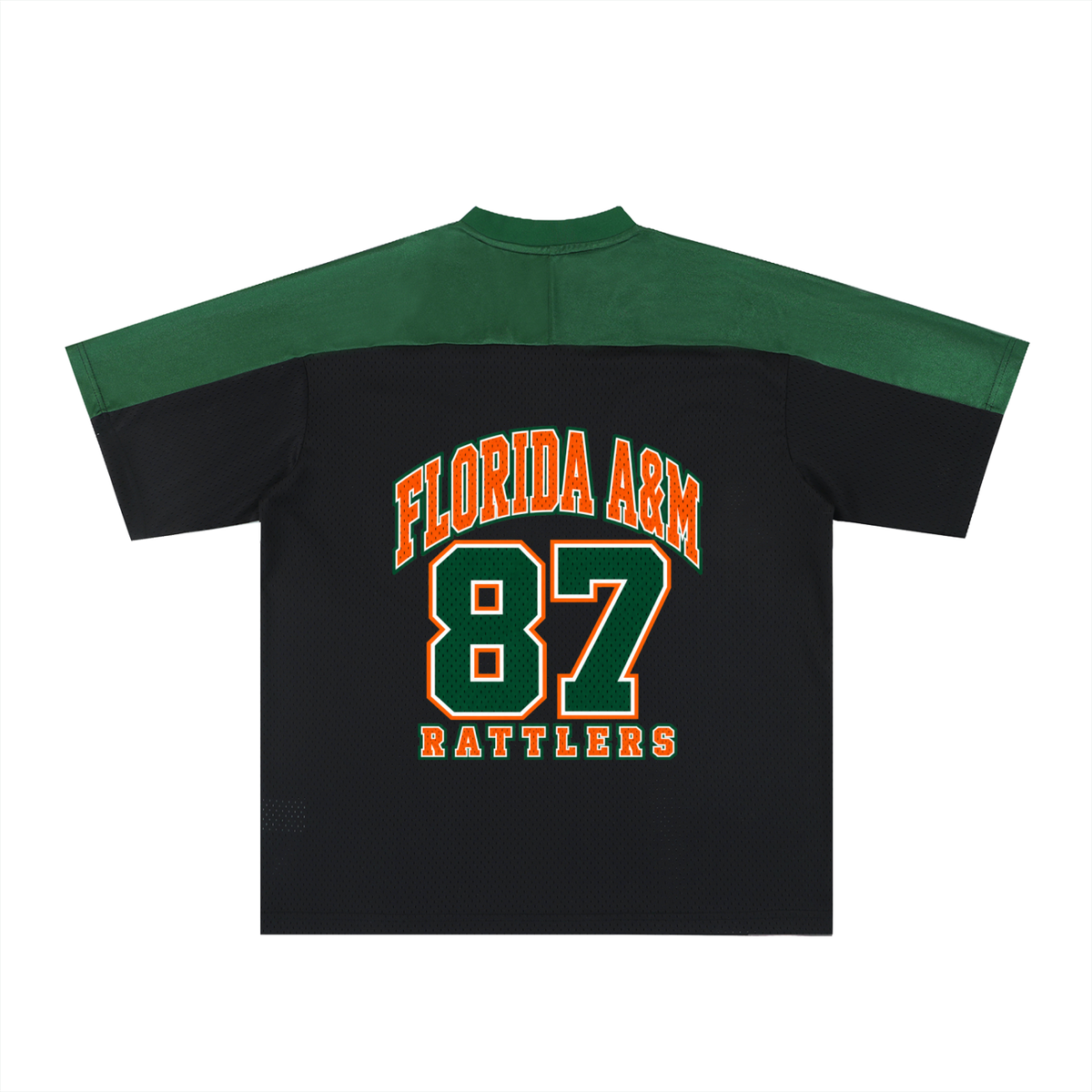 Florida A&M Oversized Mesh V-Neck Soccer Jersey