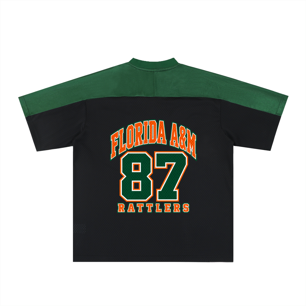 FAMU Oversized Mesh V-Neck Soccer Jersey