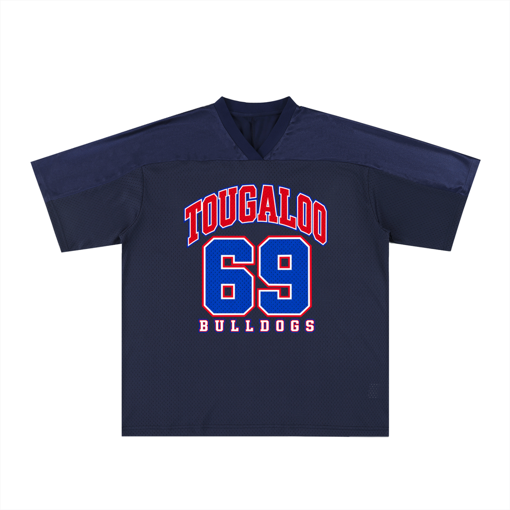 Tougaloo Oversized Mesh V-Neck Soccer Jersey