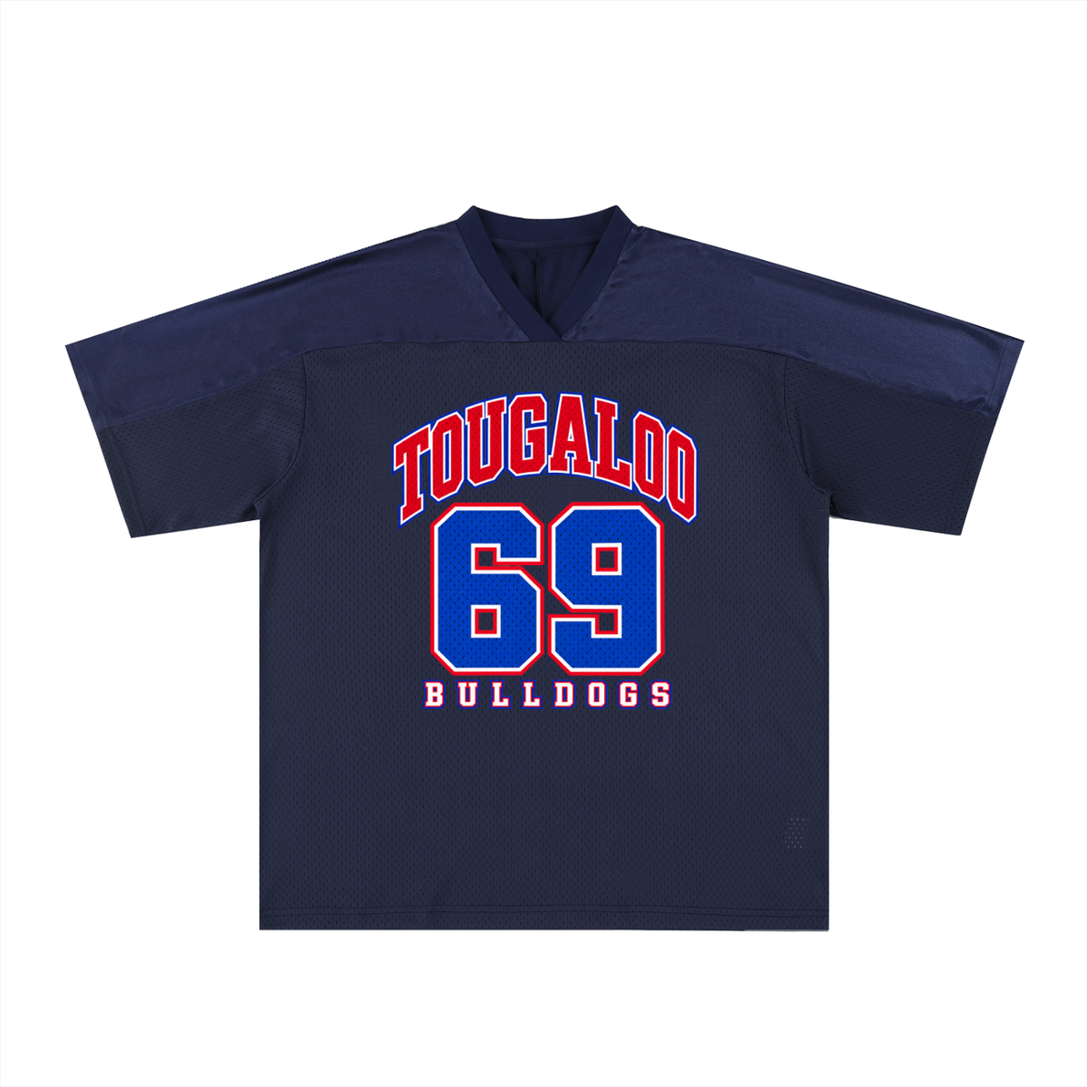 Tougaloo Oversized Mesh V-Neck Soccer Jersey