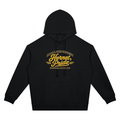 Alabama State University Oversized Hoodie in black and gold – primary product view