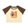 Morgan State  Raglan Color Block Baby T-Shirt