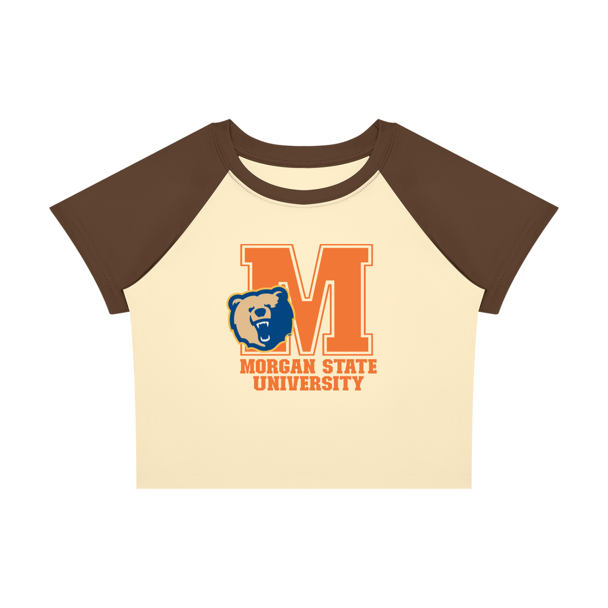 Morgan State  Raglan Color Block Baby T-Shirt