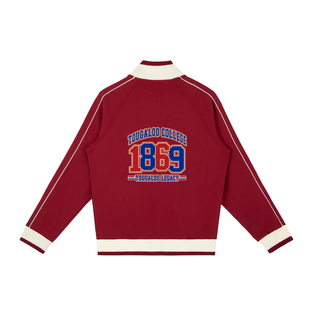 Tougaloo Color Block Raglan Sleeve Zip Track Jacket