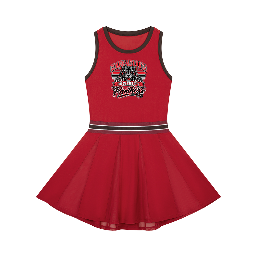 Clark Atlanta Color Block A-Line Sleeveless Dress