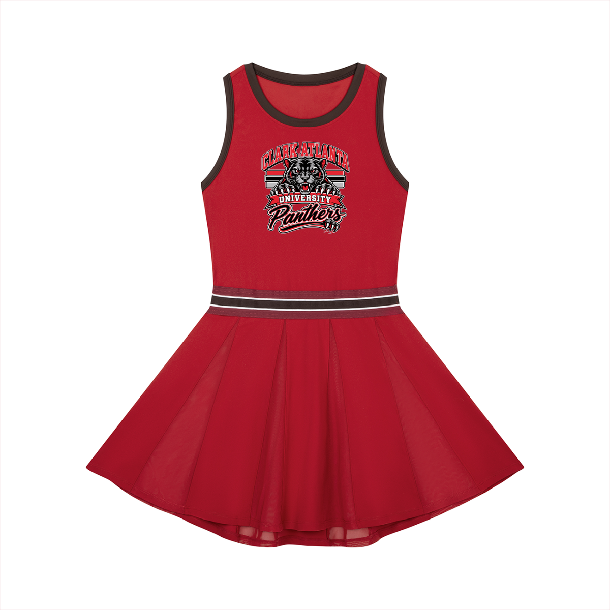 Clark Atlanta Color Block A-Line Sleeveless Dress