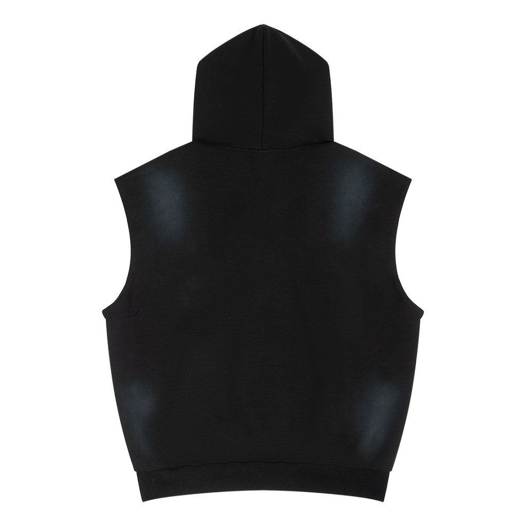 Spelman Vintage Wash Sun Fade Sleeveless Hoodie