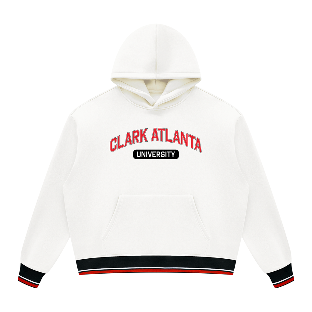CAU Unisex Oversized Color Block Fleece Hoodie