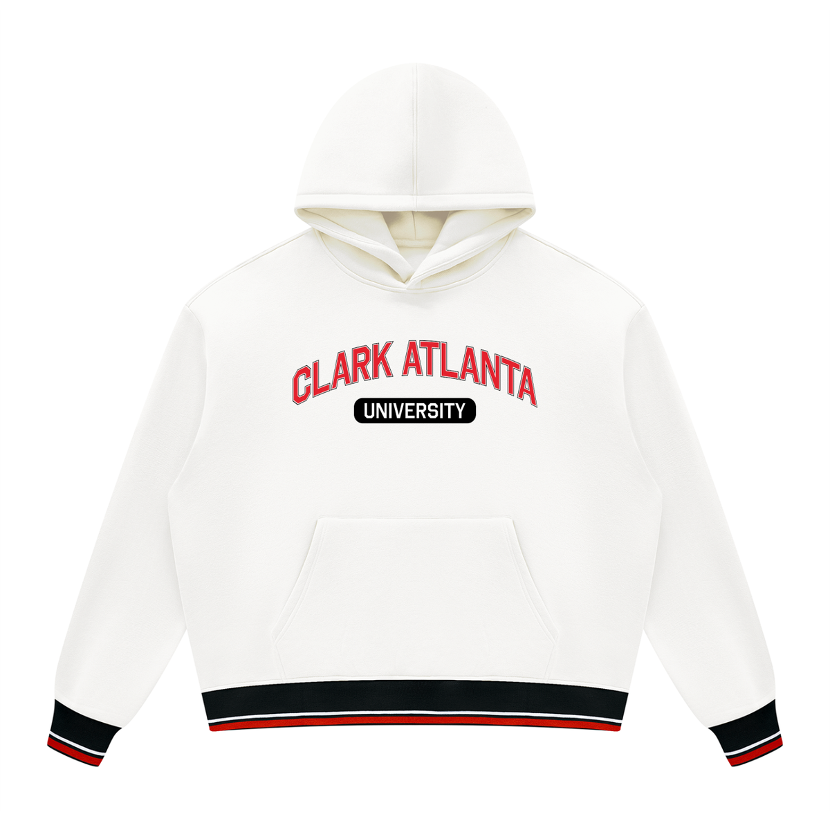 CAU Unisex Oversized Color Block Fleece Hoodie