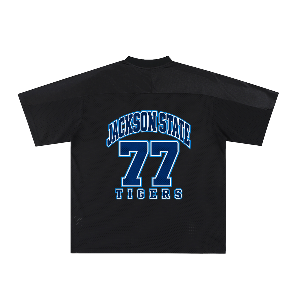 Jackson State Oversized Mesh V-Neck Soccer Jersey