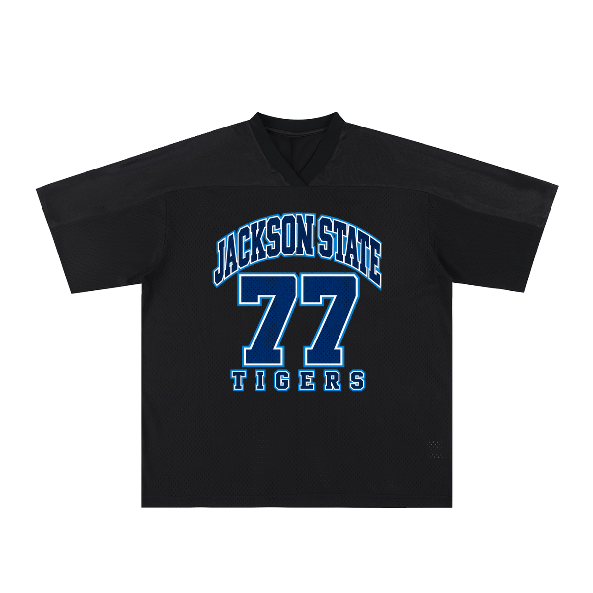 Jackson State Oversized Mesh V-Neck Soccer Jersey