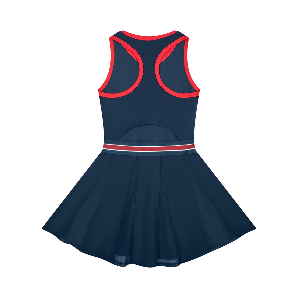 JSU Women's Color Block A-Line Sleeveless Dress