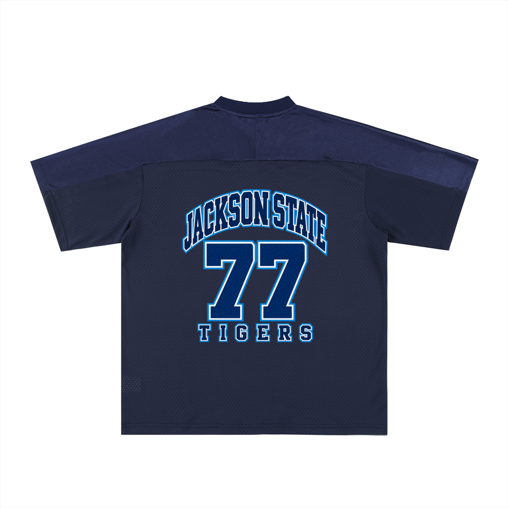 Jackson State Oversized Mesh V-Neck Soccer Jersey