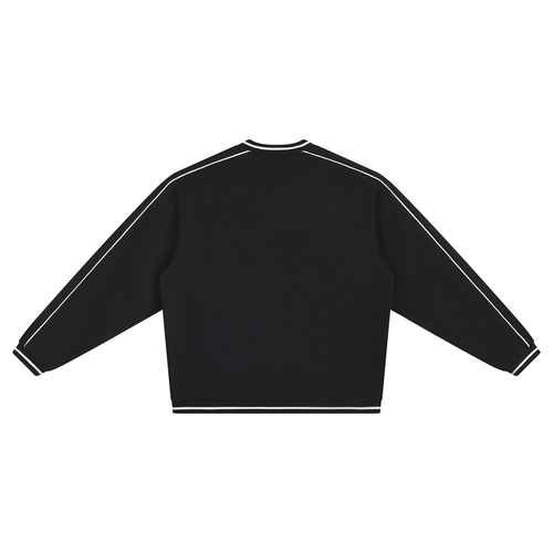 CAU Unisex Color Block V-Neck Sweatshirt