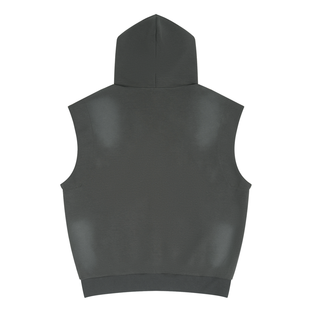 NC A&T Unisex Vintage Wash Sun Fade Sleeveless Hoodie